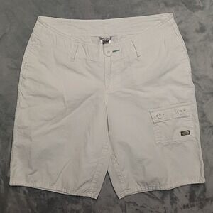 The North Face Shorts Womens 10 White Cargo Ripstop Cotton Utility Hiking